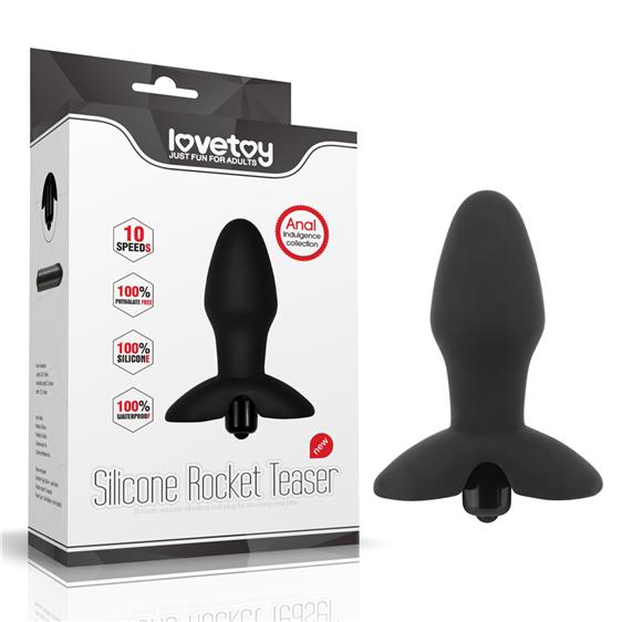 Анальная пробка - Anal Indulgence Collection Silicone Rocket Teaser