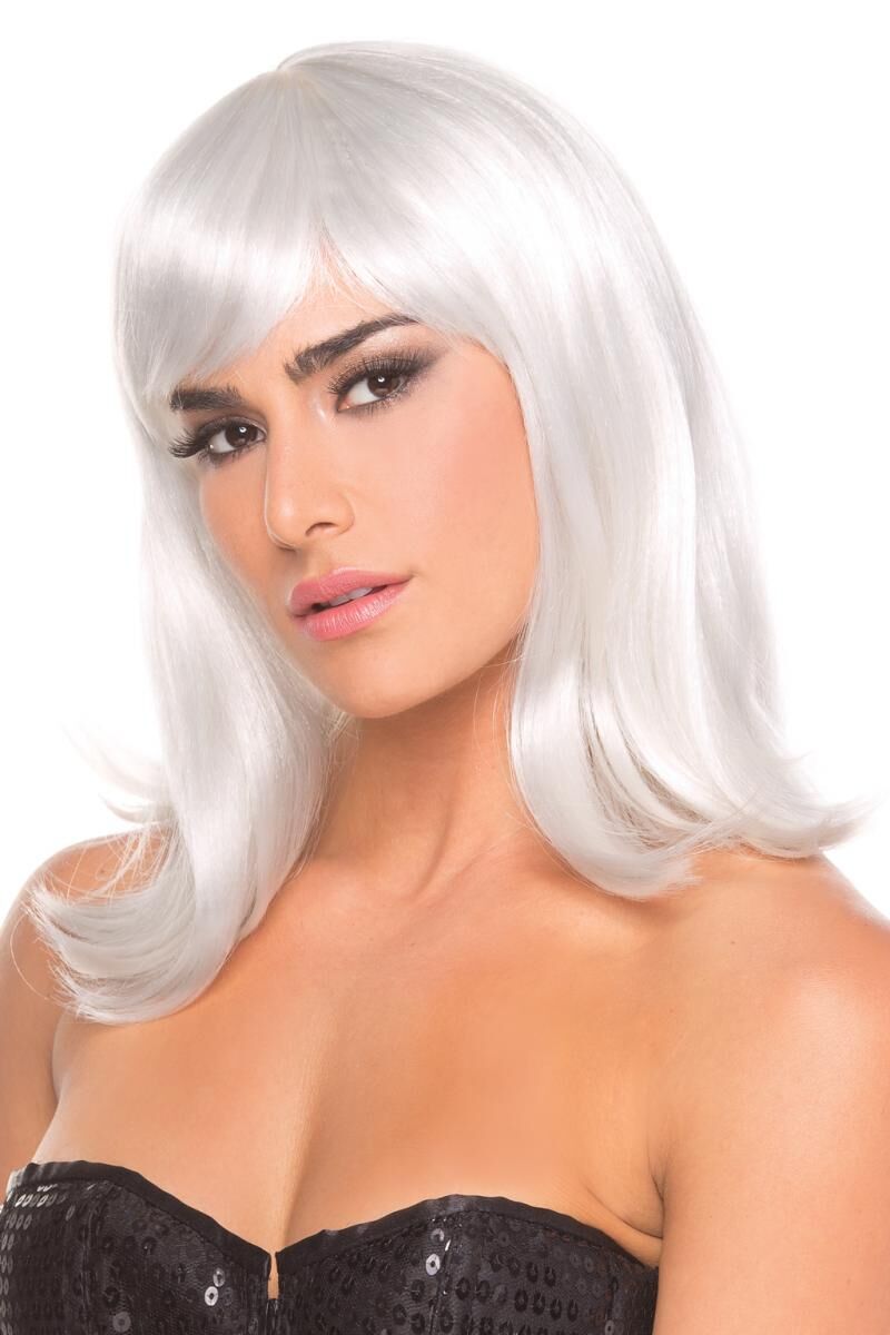 Be Wicked Wigs Doll Wig White - перука (біла)