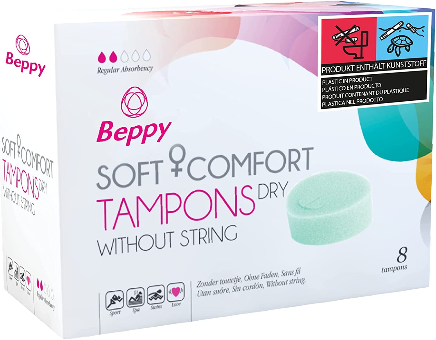 Beppy Comfort DRY - Безниткові тампони