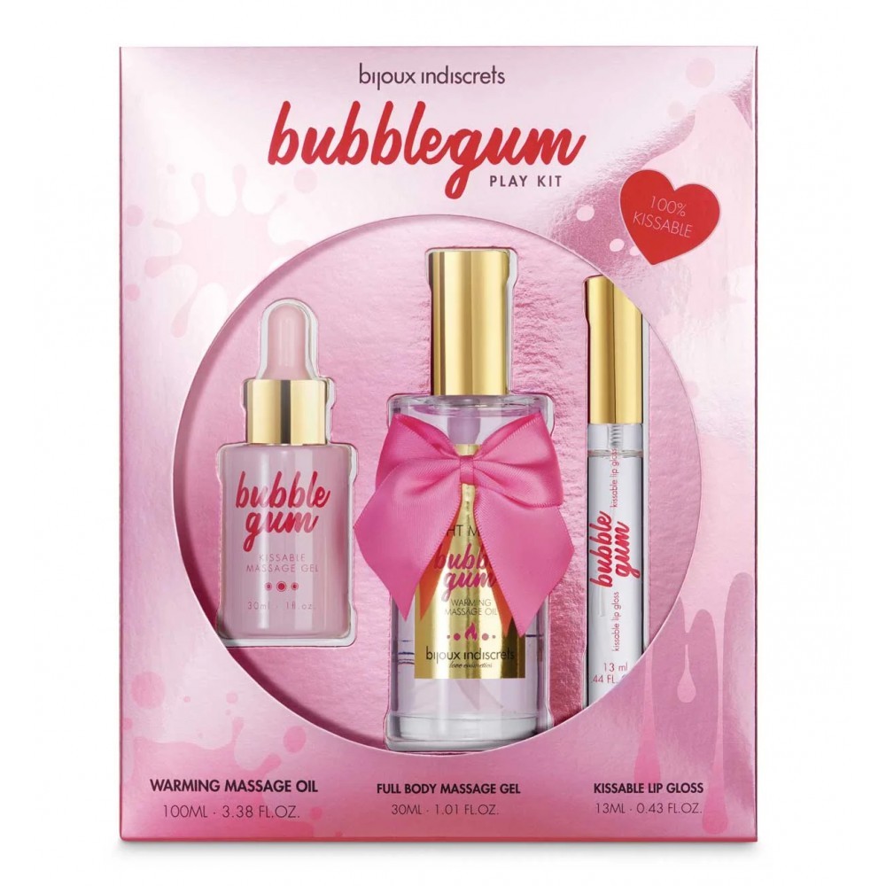 Bijoux Bubblegum Play Kit - Изысканный подарочный набор интимной косметики