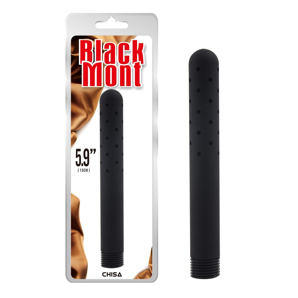 Black Mont Anal Cleaner Tube 5.9" - Насадка для анального душу, 15х1.9 см