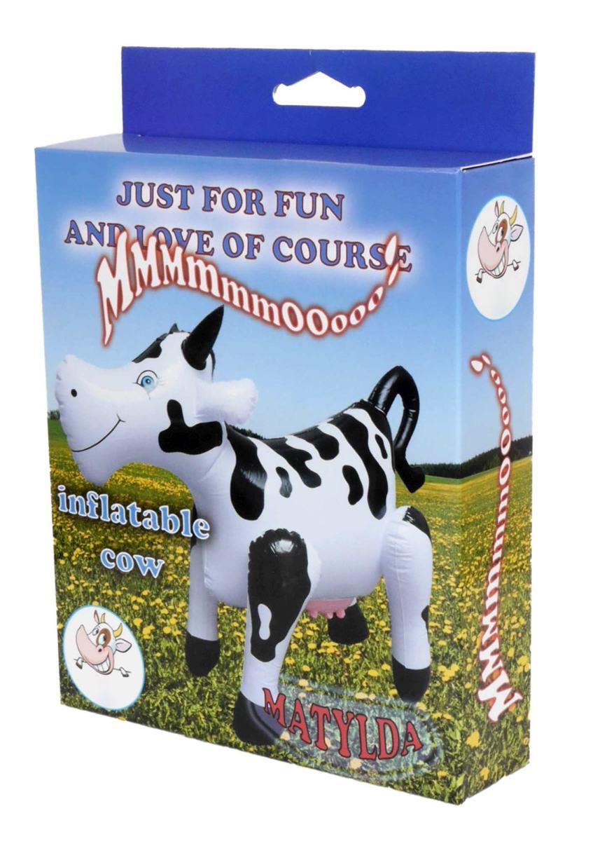 Boss Cow Matylda - Надувна секс лялька, 50 см (білий)