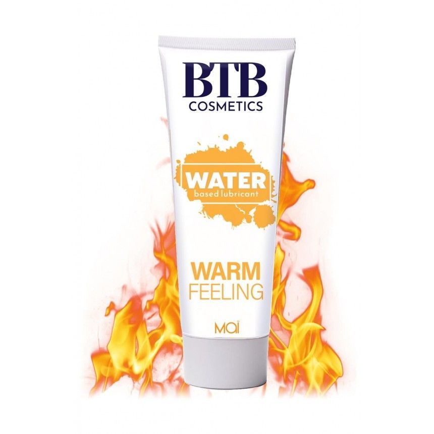 BTB Warm Feeling - Разогревающая смазка на водной основе, 100 мл