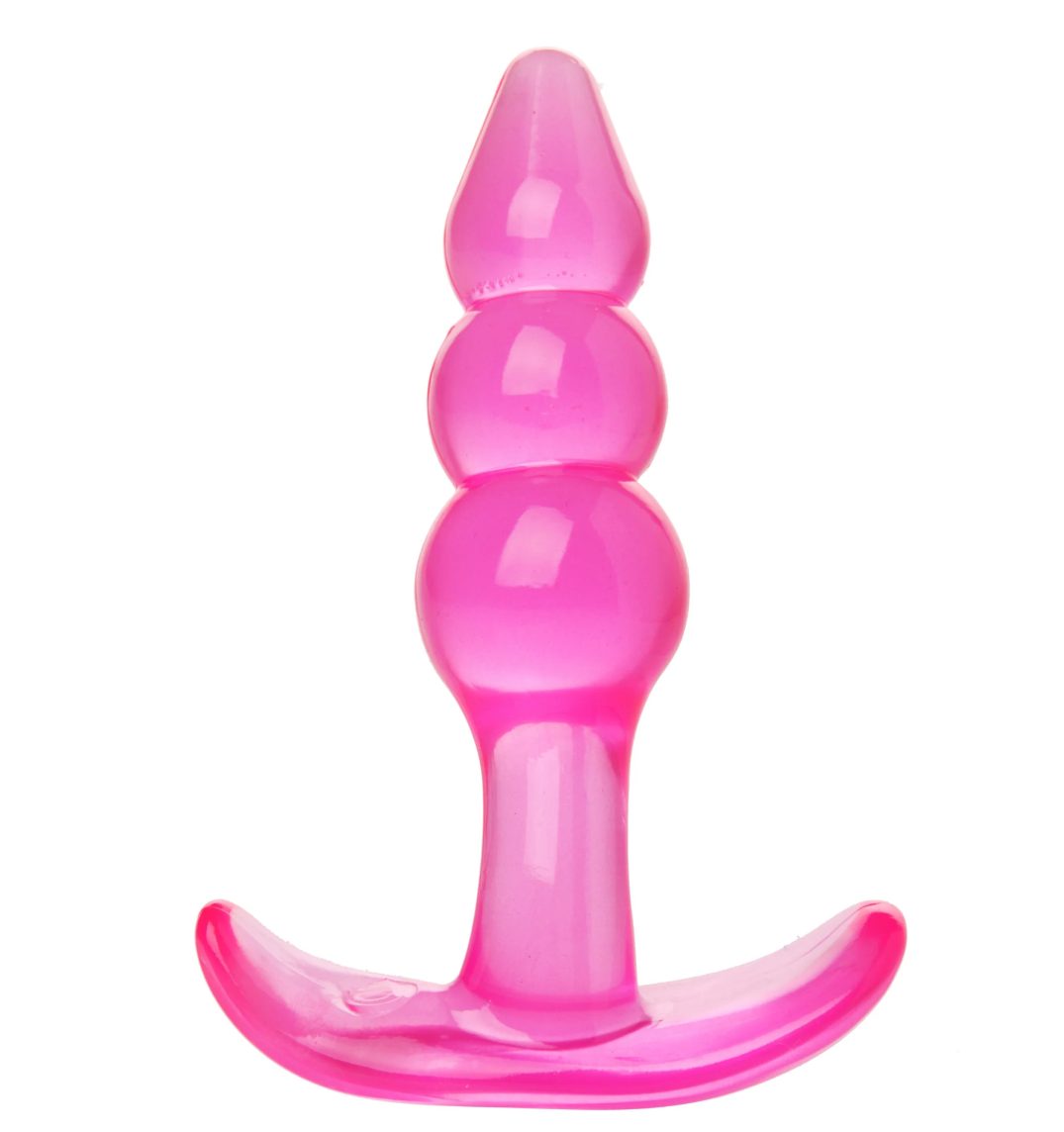 Bubbles Bumpy Starter Anal Plug - Анальная пробка, 10,8 см (розовый)