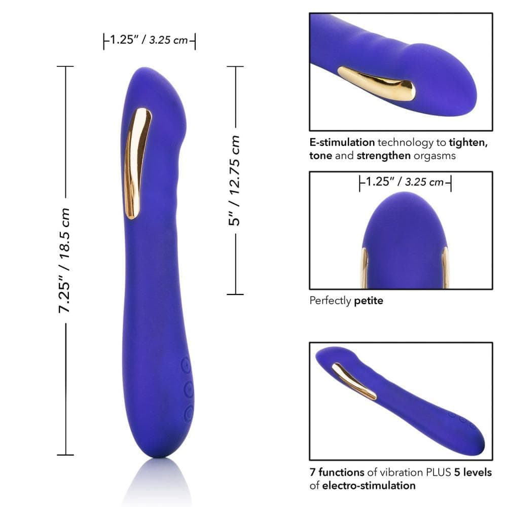 CalExotics Impulse Estim Petite Wand электростимулятор с вибрацией, 12,75х2,5 см