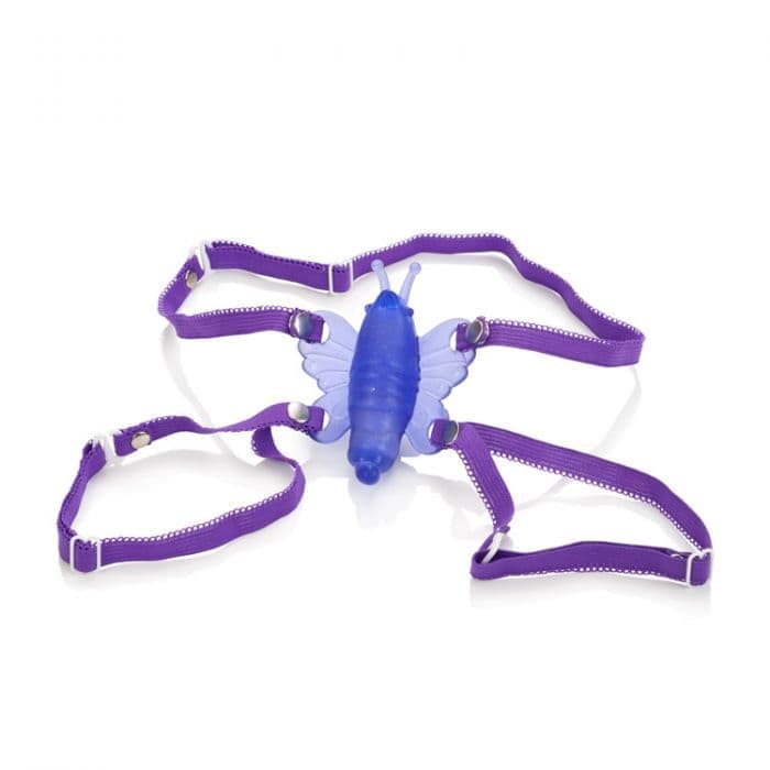 California Exotic Novelties Micro Wireless Venus Butterfly - Вібратор кліторальний у вигляді метелика, 8Х2.5 см (фіолетовий)