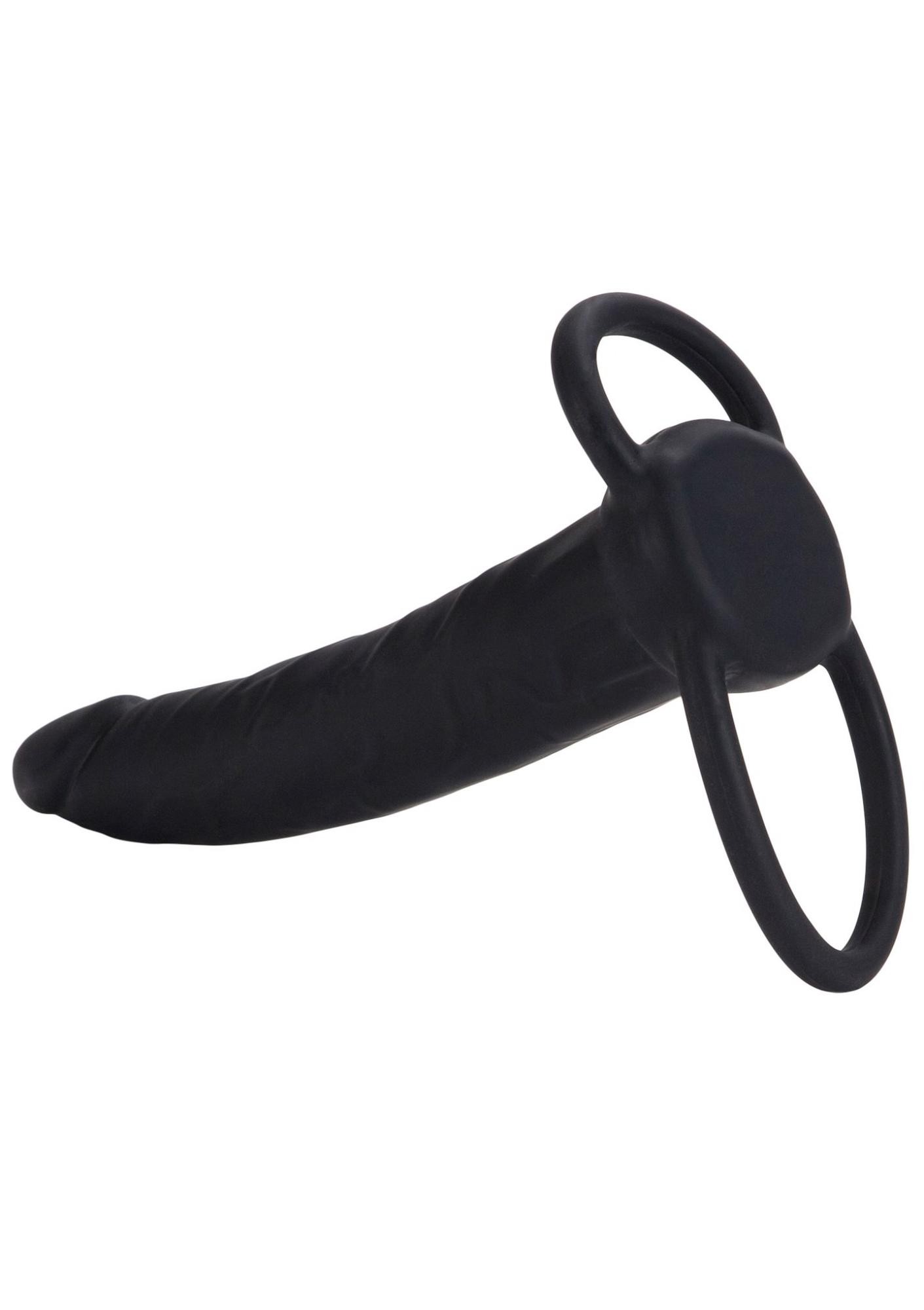 California Exotic Novelties Silicone Love Penetrator System Насадка для подвійного проникнення, 14х3.25 см (чорна)