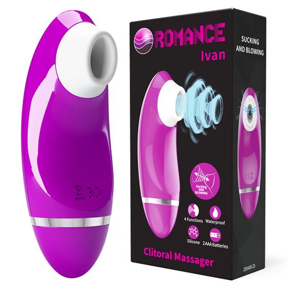 Кліторальний стимулятор - Romance Ivan Clitoral Massager Purple