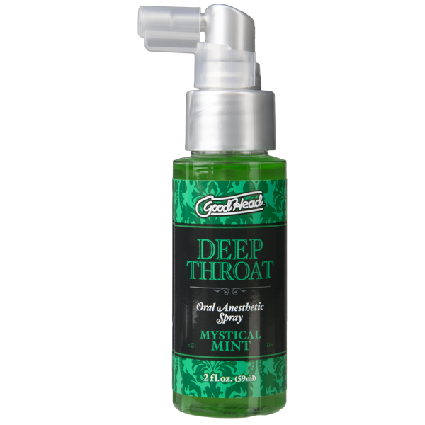 Doc Johnson GoodHead DeepThroat Spray - спрей для глибокого мінету, 59 мл (м'ята)