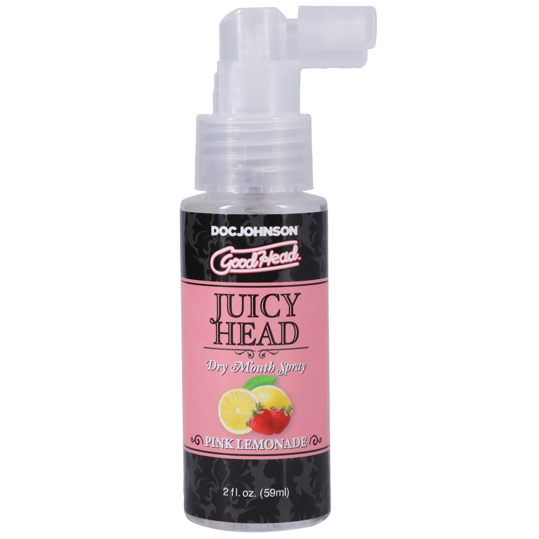 Doc Johnson Goodhead Juicy Head Dry Mouth Spray спрей от сухости во рту для орального секса со вкусом розового лимонада, 59 мл