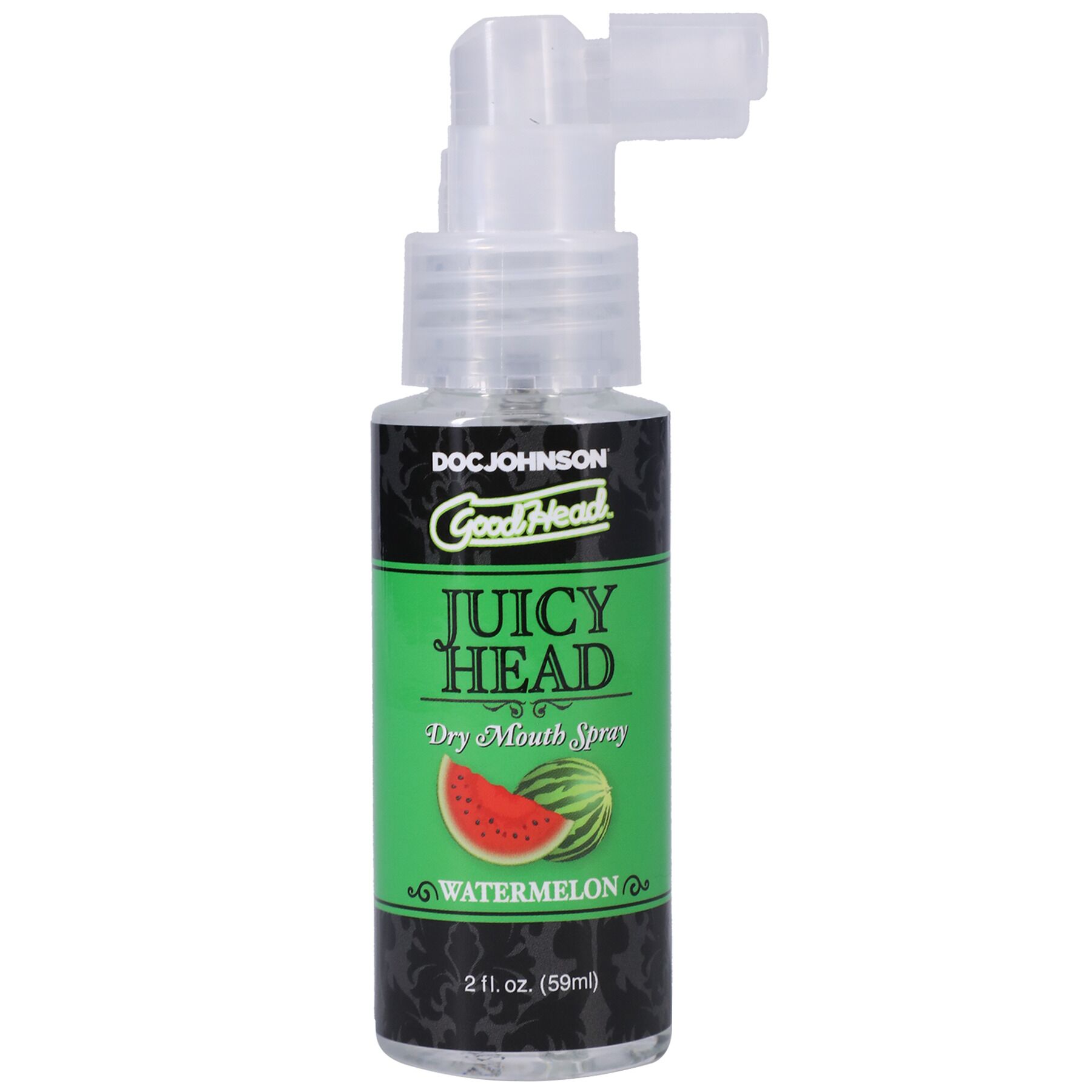 Doc Johnson Goodhead Juicy Head Dry Mouth Spray спрей від сухості у роті для орального сексу зі смаком кавуна, 59 мл