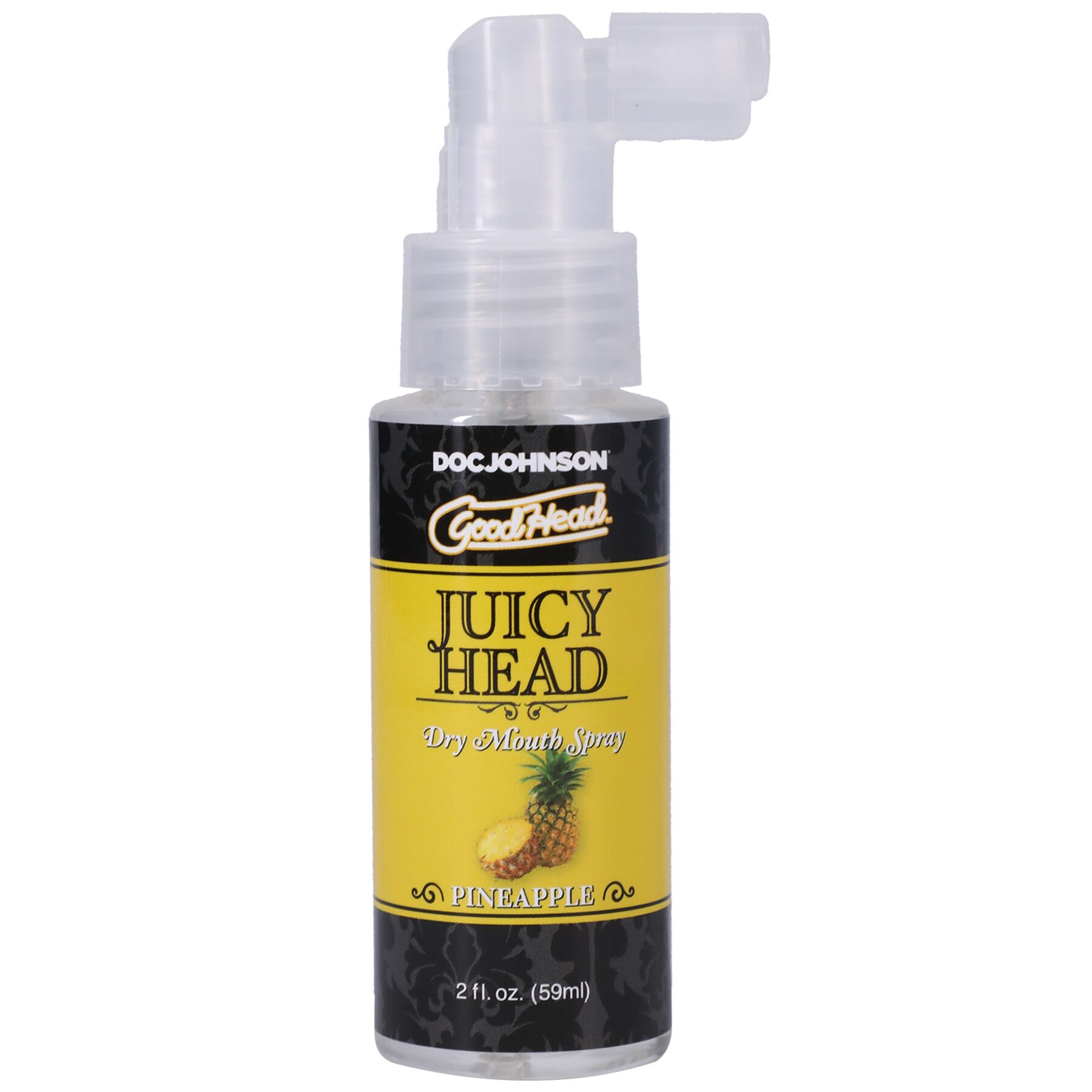 Doc Johnson Goodhead Juicy Head Dry Mouth Spray спрей від сухості у роті для орального сексу зі смаком ананасу, 59 мл