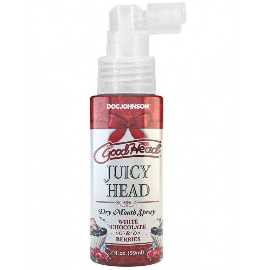 Doc Johnson GoodHead – Juicy Head – White Chocolate and Berries - Зволожуючий оральний спрей, 59 мл