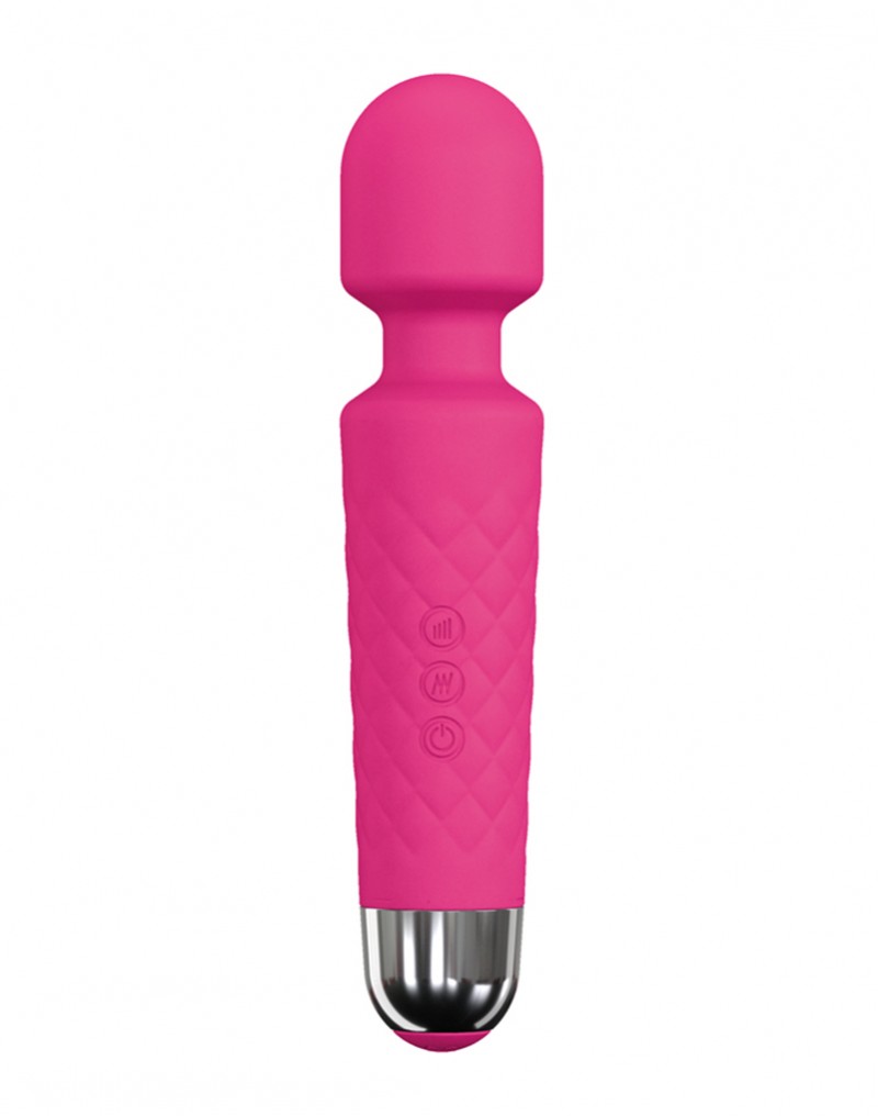 Dorcel Wand Wanderful Magenta - Минивибромассажер водонепроницаемый, 20х4 см