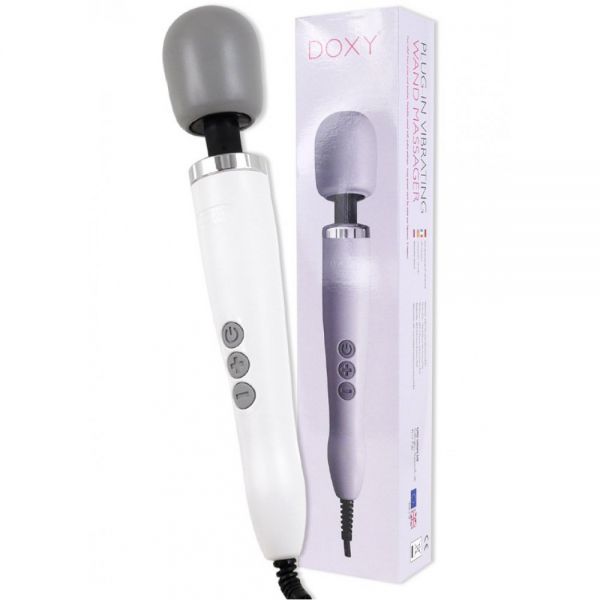 Doxy Original Massager очень мощный вибратор микрофон, 34х6 см (белый)