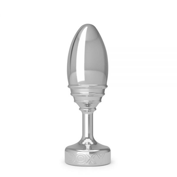 DOXY Butt Plug RIBBED - Анальная пробка, 10.5х3.5 см