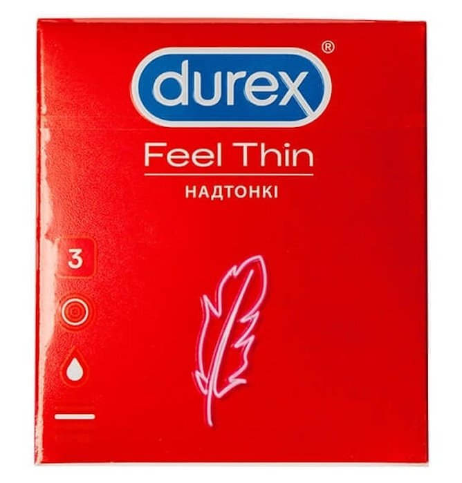 Durex Feel Thin, 3 шт