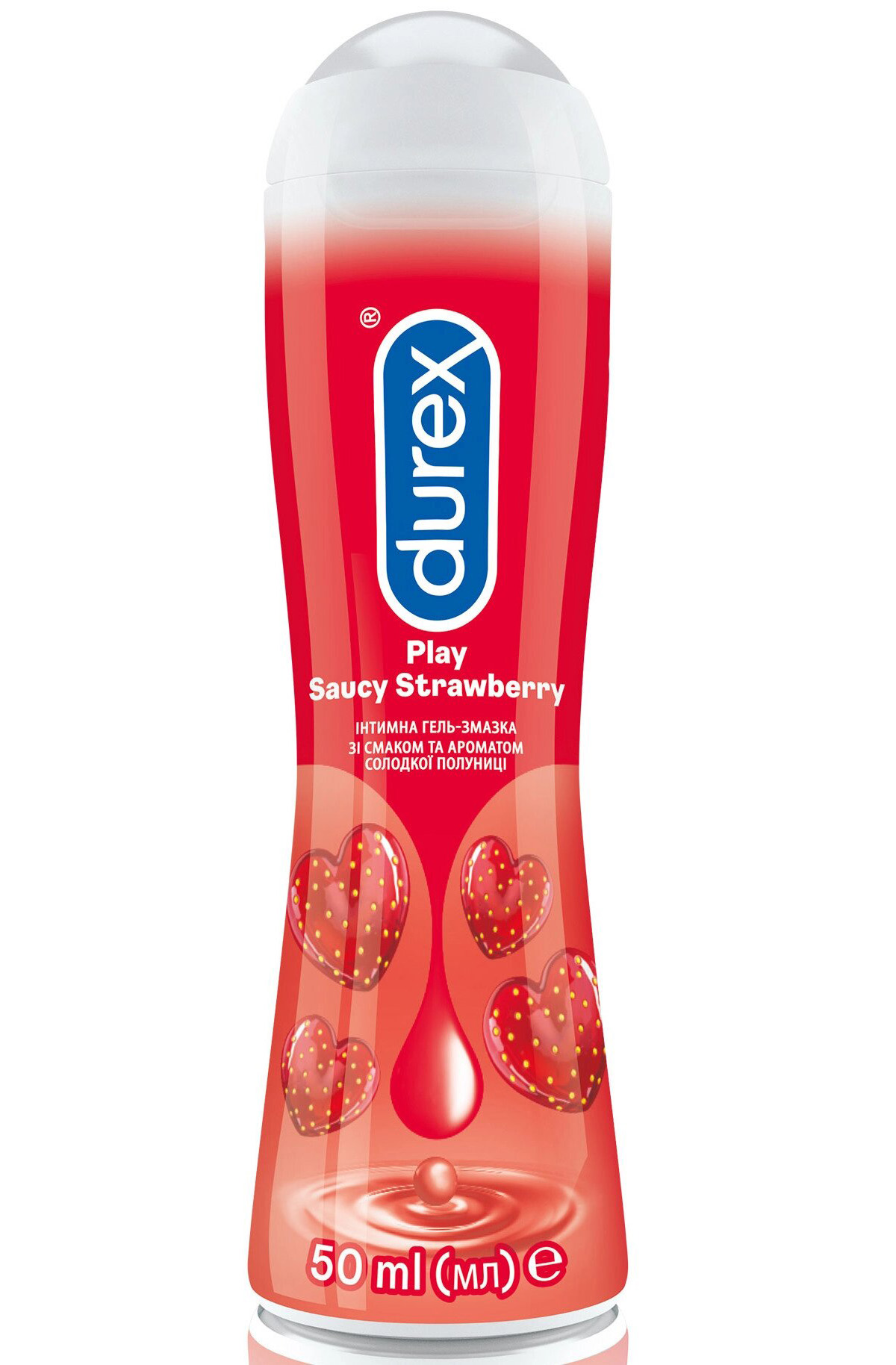 Durex Play Sweet Strawberry водный лубрикант с ароматом клубники, 50мл