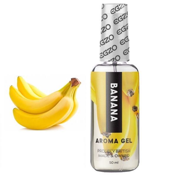 EGZO Aroma Gel Banana - Оральный гель-лубрикант, 50 мл