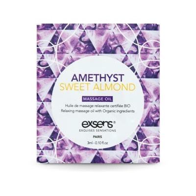 Exsens Amethyst Sweet Almond - Пробник масажної олії, 3 мл