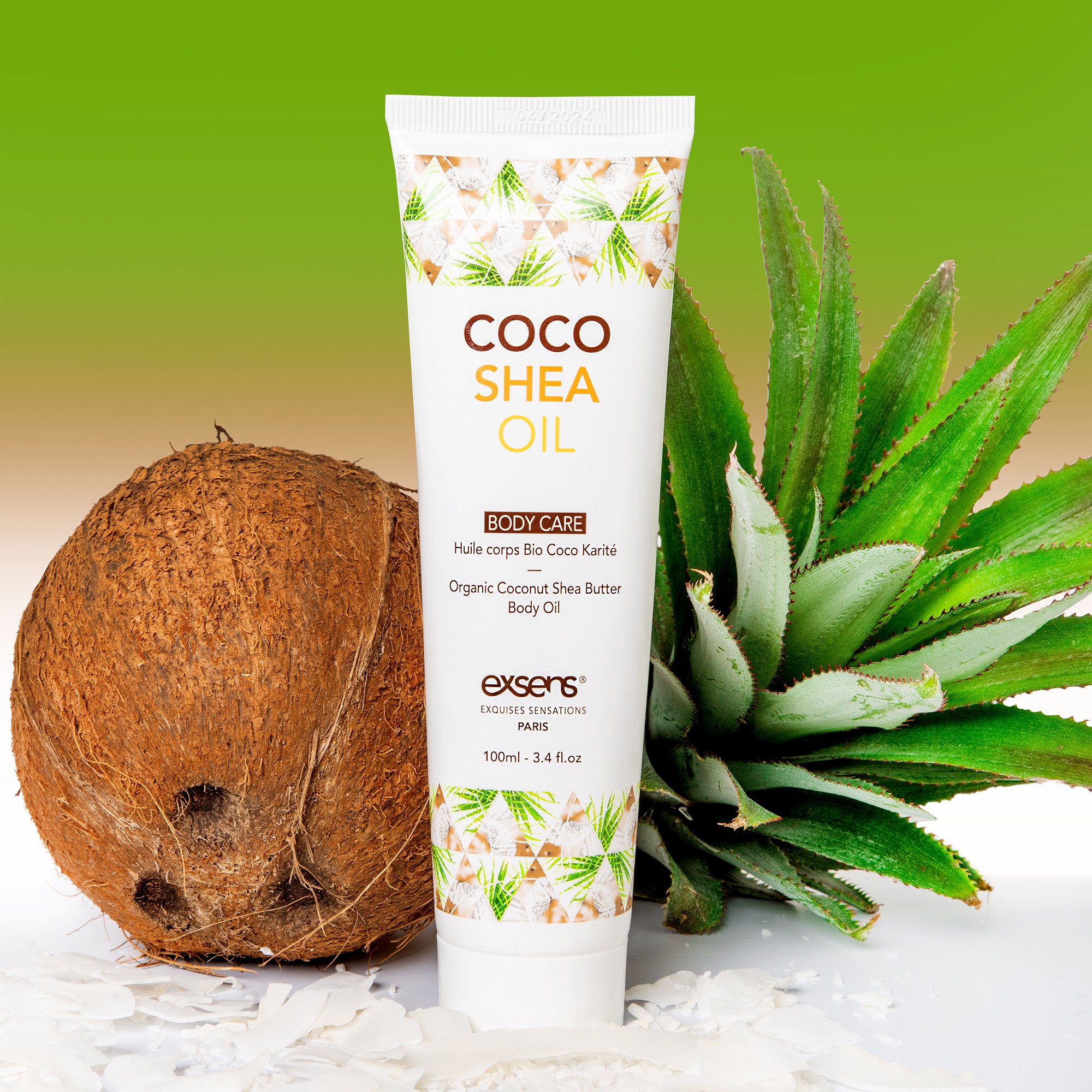 Exsens Coco Shea Oil - органічна олія для масажу, 100 мл