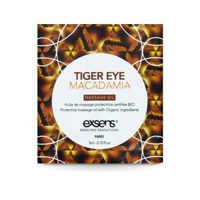 Exsens Tiger Eye Macadamia - Пробник массажного масла, 3 мл