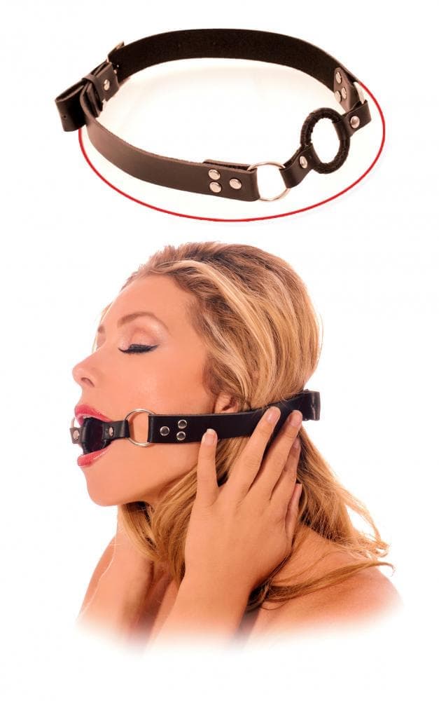 Кляп Fetish Fantasy Open Mouth Gag, чорний, 4см