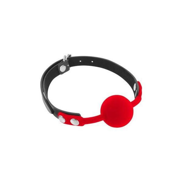 Fetish Tentation Silicone Gag Ball Red - Классический кляп с силиконовым шариком (красный)