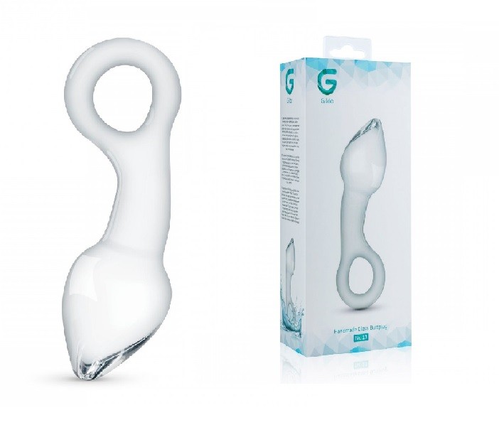 Gildo Glass Prostate Plug No. 13 стеклянный стимулятор простаты, 13.5х4.3 см