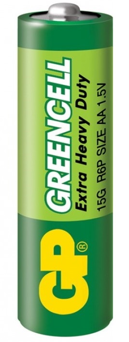 GP Greencell - Пальчиковая батарейка АА (15G, R6P, 1.5V), 1 шт