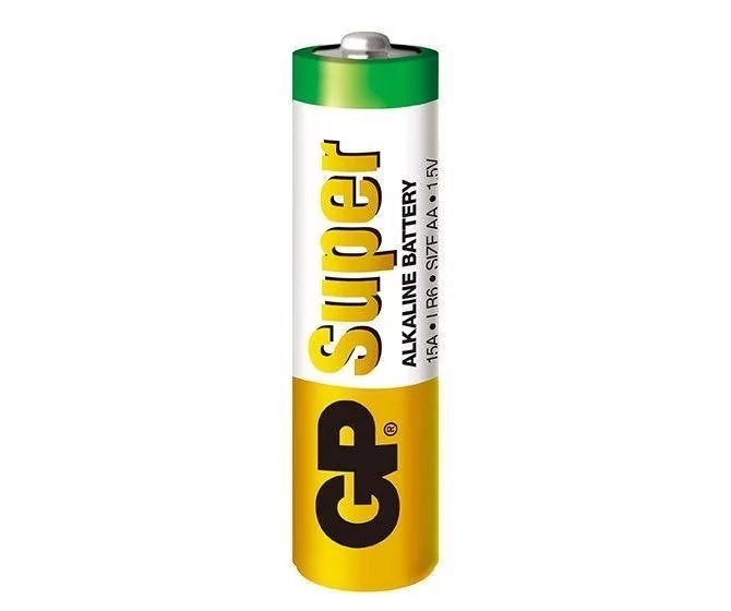 GP Super alkaline - Батарейка AA (15А, B6, S17F, 1.5 V), 1 шт