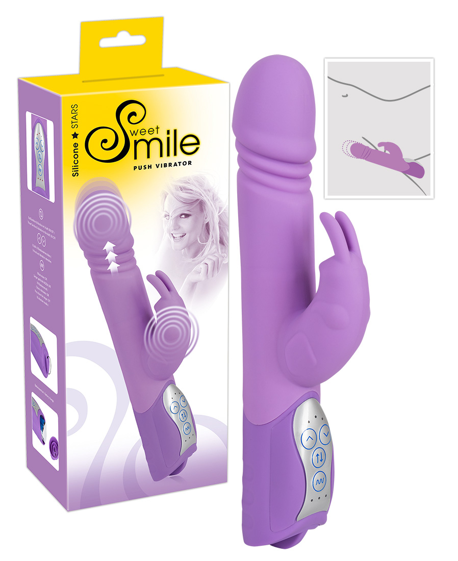 Hi-tech вибратор - Sweet Smile Push Vibrator