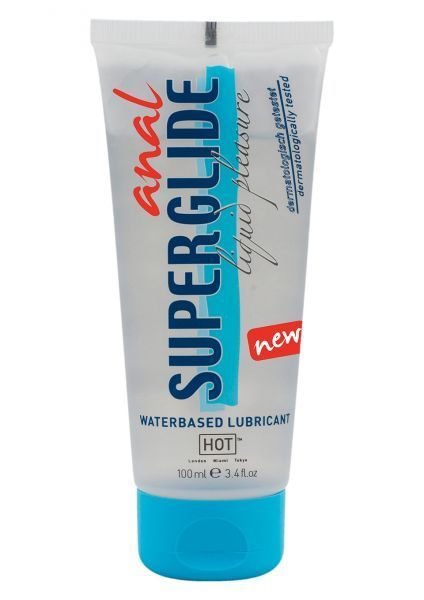 Hot - Anal Superglide Waterbased - Анальная смазка на водной основе, 100 мл