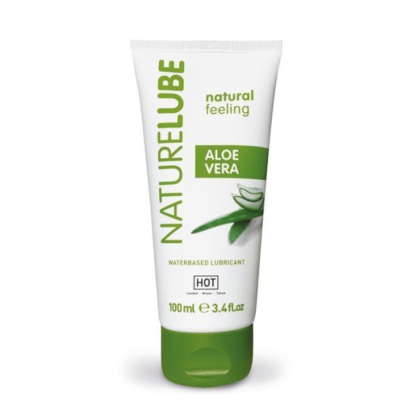 HOT Glide Naturelube Aloe Vera - гель на водній основі з алое віра, 100 мл