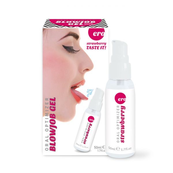 Hot Oral Optimizer Blowjob Gel оральний лубрикант, 50мл. (полуниця)