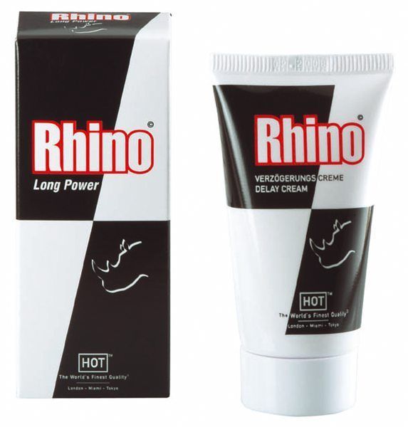 Hot Rhino long Рower Cream - Пролонгатор для мужчин, 30 мл