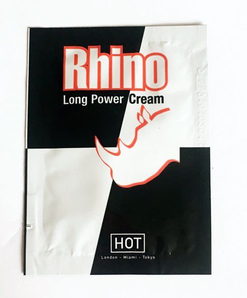 Hot Rhino long Рower Cream - Пролонгатор для мужчин, 3 мл