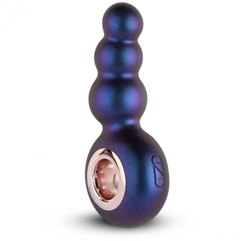 Hueman Outer Space Vibrating Anal Plug - Анальна пробка з вібрацією, 13,2 см (фіолетовий)