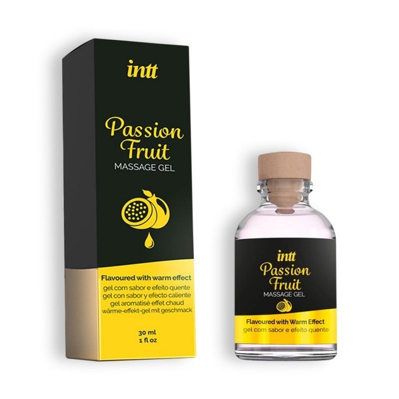 Intt - Passion Fruit Warming Massage Gel - Массажный гель для интимных зон, 30 мл.