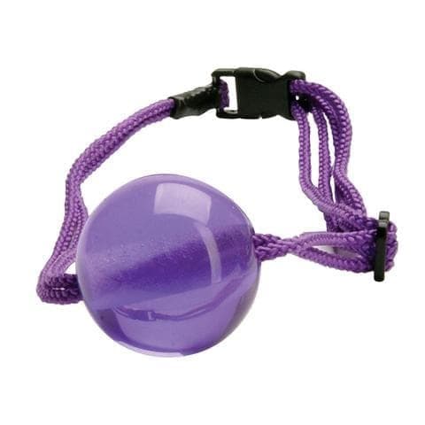 Japanese Silk Love Rope Ball Gag, Purple - Кляп