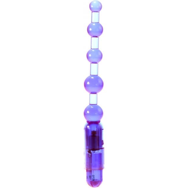 Kinx Anovibe Vibrating Anal Beads – анальний стимулятор, 12.5х2.2 см (фіолетовий)