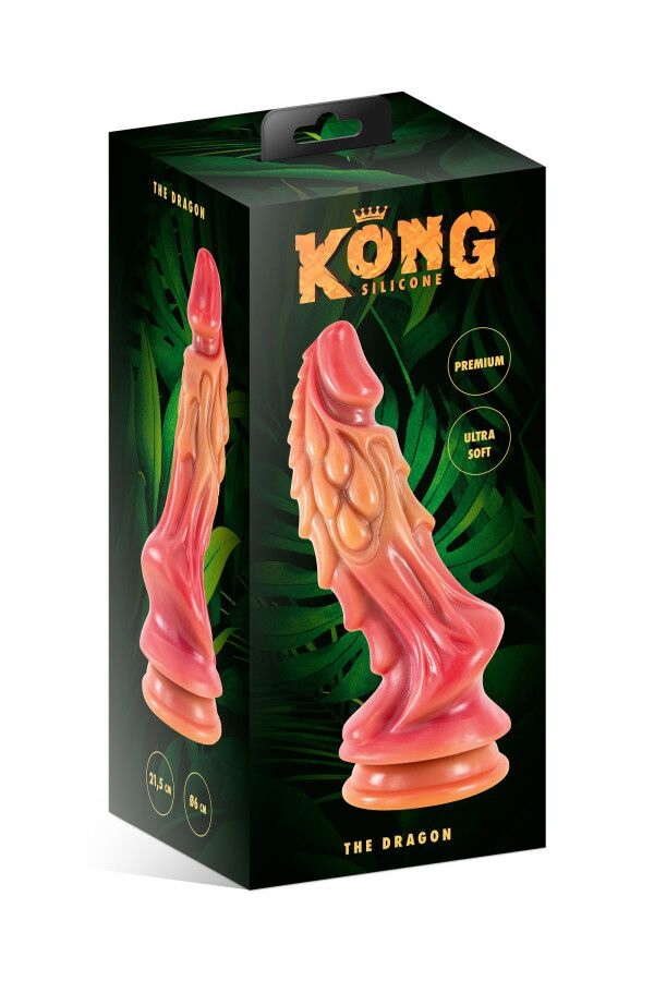 Фалоімітатор Kong Silicone The Dragon, 21,5 см