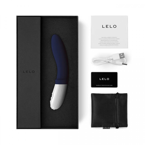 Удобный анальный вибратор - Lelo Billy 2, 17.4х2.9 см (черный)