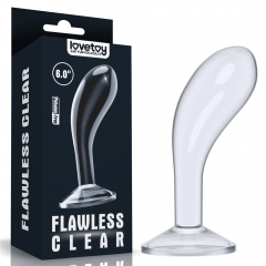 LoveToy - 6.0'' Flawless Clear Prostate Plug - Стимулятор простаты, 15х4.3 см