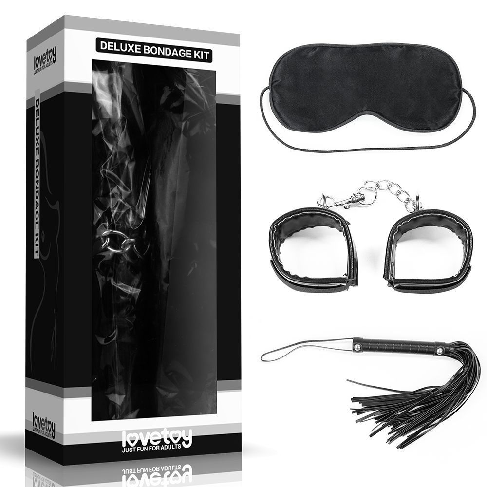 LoveToy - Bondage Kit Black - БДСМ-набір (чорний)