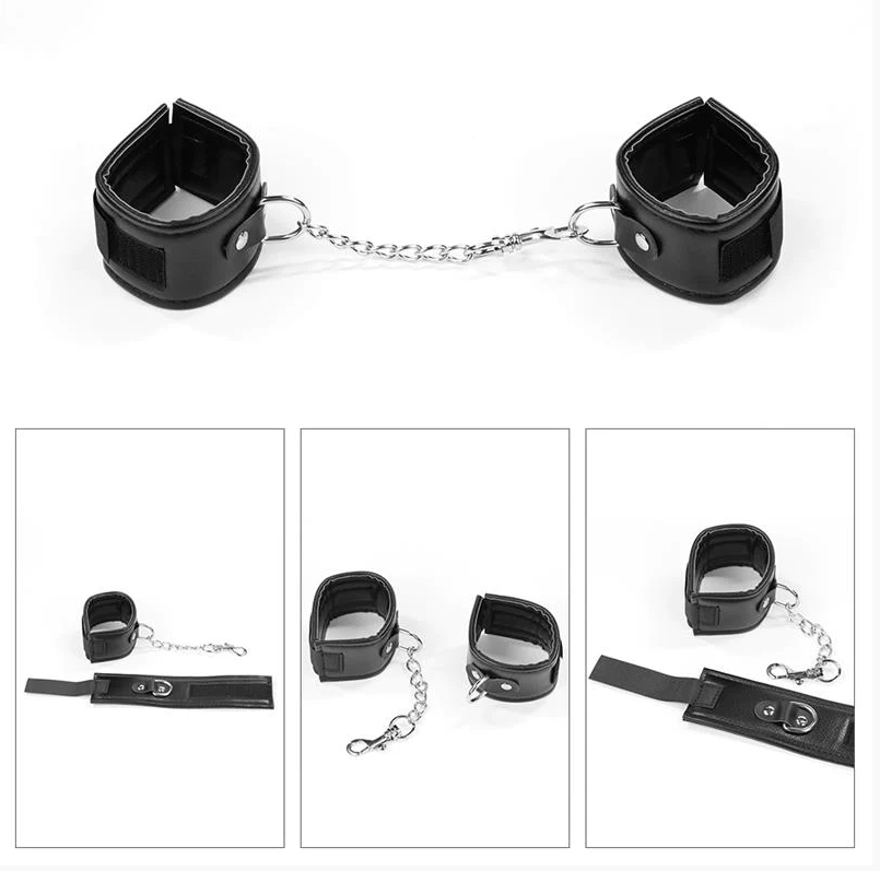 LoveToy - Deluxe Bondage Kit - БДСМ-набір з 4х предметів (чорний)