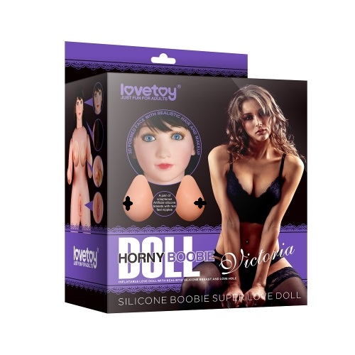 LoveToy Silicone Boobie Super Love Doll - Надувная кукла с силиконовой грудью