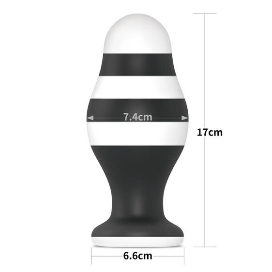 LoveToy X-Missioner Butt Plug 6.5" - Анальная пробка, 17 см