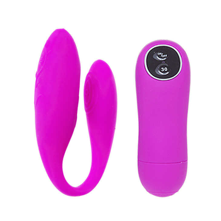 LyBaile Chad Vibrator - Вібратор для пар з пультом дистанційного керування, 8.2х2.3 см (фіолетовий)