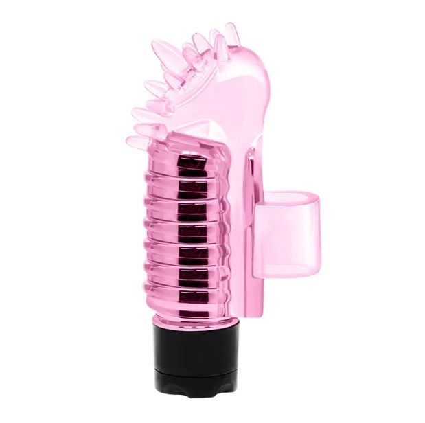 LyBaile Finger Vibrator Pink - Насадка на палец, 7.6х2.6 см (розовый)